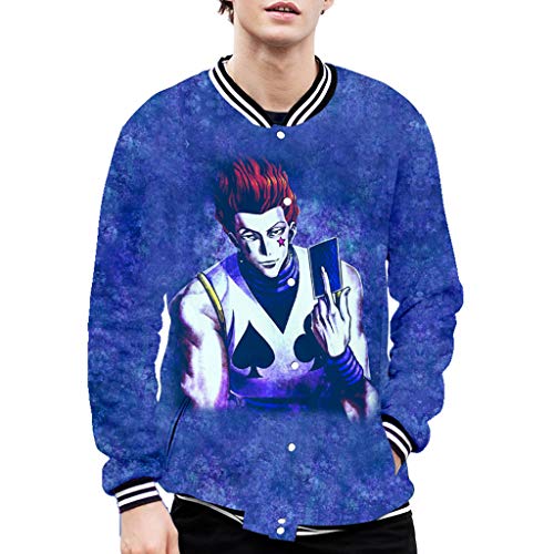 Novo moletom com capuz Hisoka Gon Killua Kurapika Cosplay Hunter x Hunter Anime, casaco masculino, H