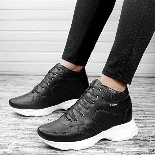 Image of YUVRATO BAXI 3 Inch Hidden Height Increasing Casual Outdoor Sneakers Boots.Height Elevator Boots