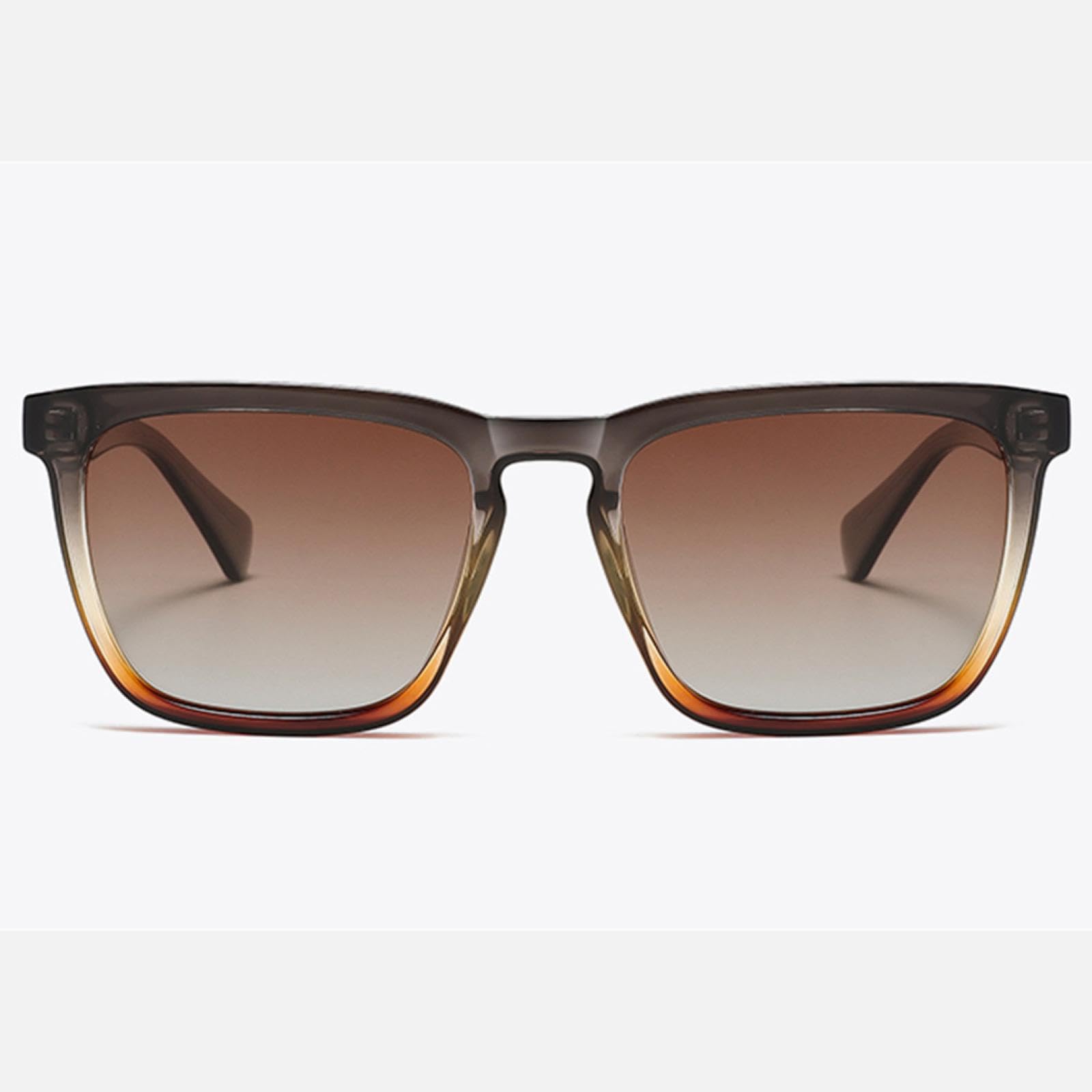 Occhiali da sole da uomo, occhiali da sole polarizzati in acetato con montatura grande, per donna, stile alla moda, per esterni, blu