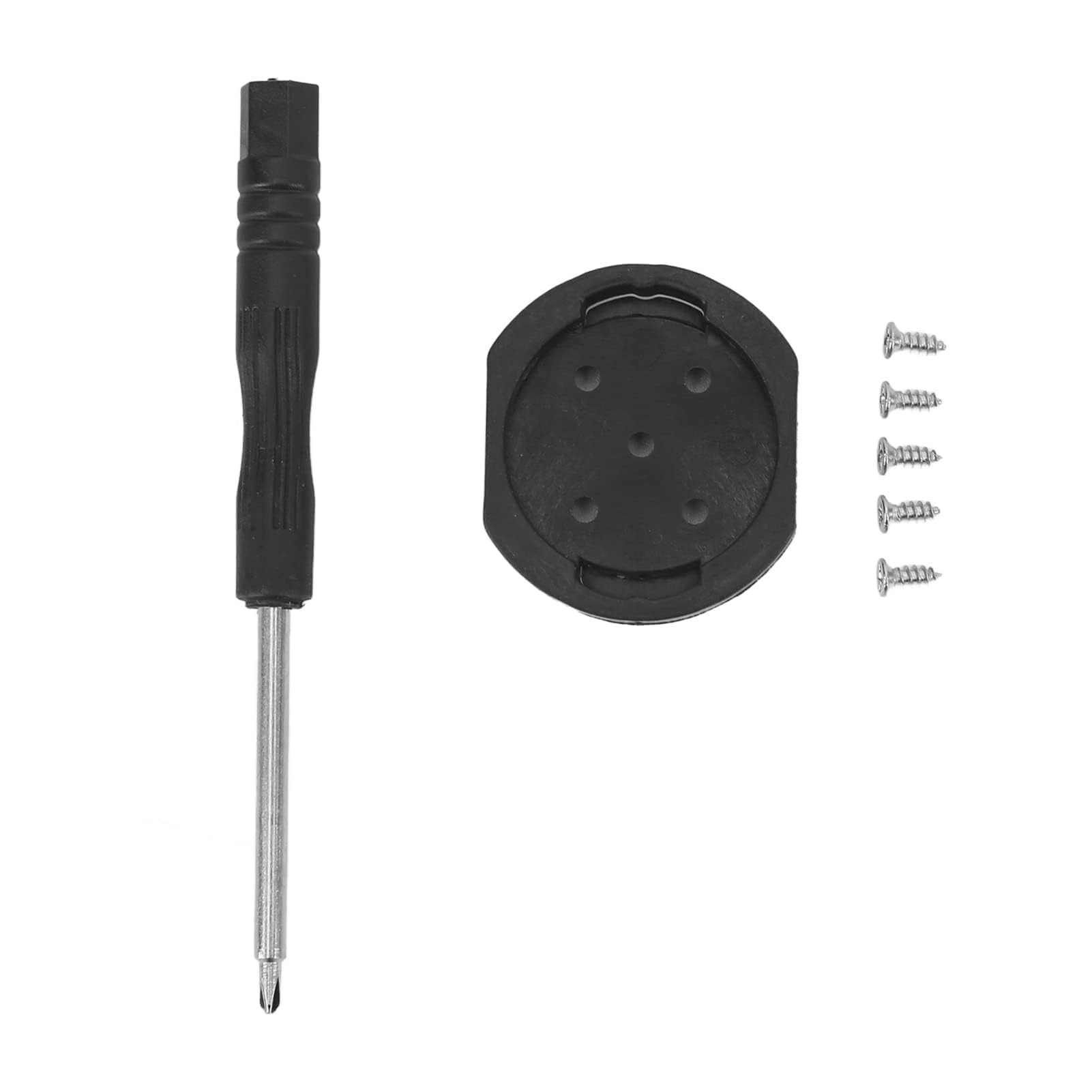 HERCHR Bike Computer Repair Tool Set, Road Cycling Mount Fixed Base Stopwatch Bracket 5 Screws Computer Bracket Fixed Seat Repair Dial Replacement Fit for Bicycle Computer Mounts