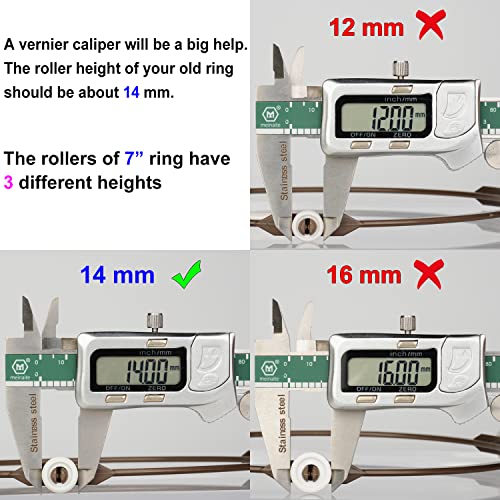 8.8" Microwave Turntable Ring with 15 mm Rollers, 8.8 inch 15 Millimeters - Picture 32 of 55