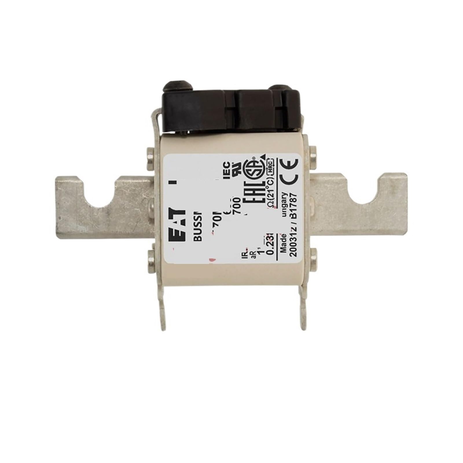 Fusible 170M3369 ultra-fiable de calibre 400A pour la haute tension de précision