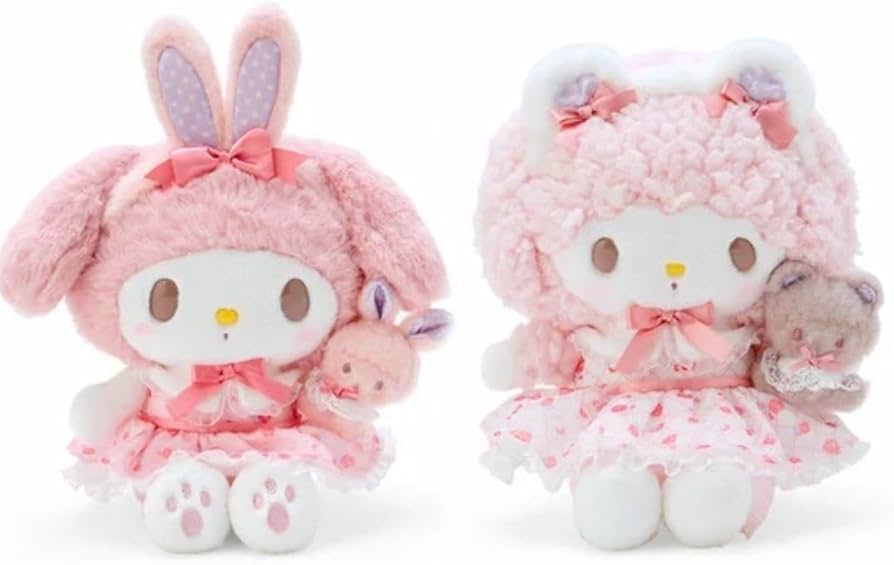 新品　マイメロディ　マイスイートピアノ　バースデー　ぬいぐるみ　私の小さな宝物 完売品 マイメロディ マイスイートピアノ バースデー ぬいぐるみ