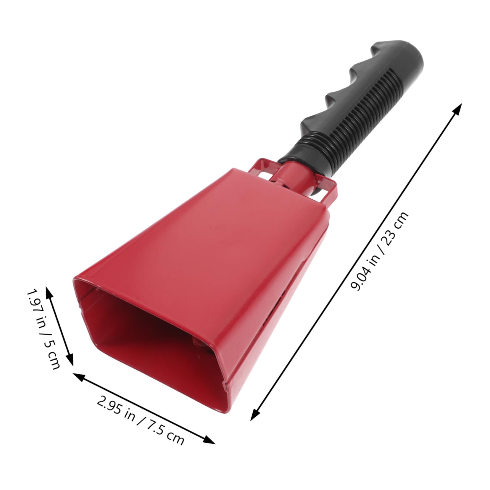 ifundom Large Bell for Sporting Events 2pcs Football Cowbells Hand Bell Noisemakers