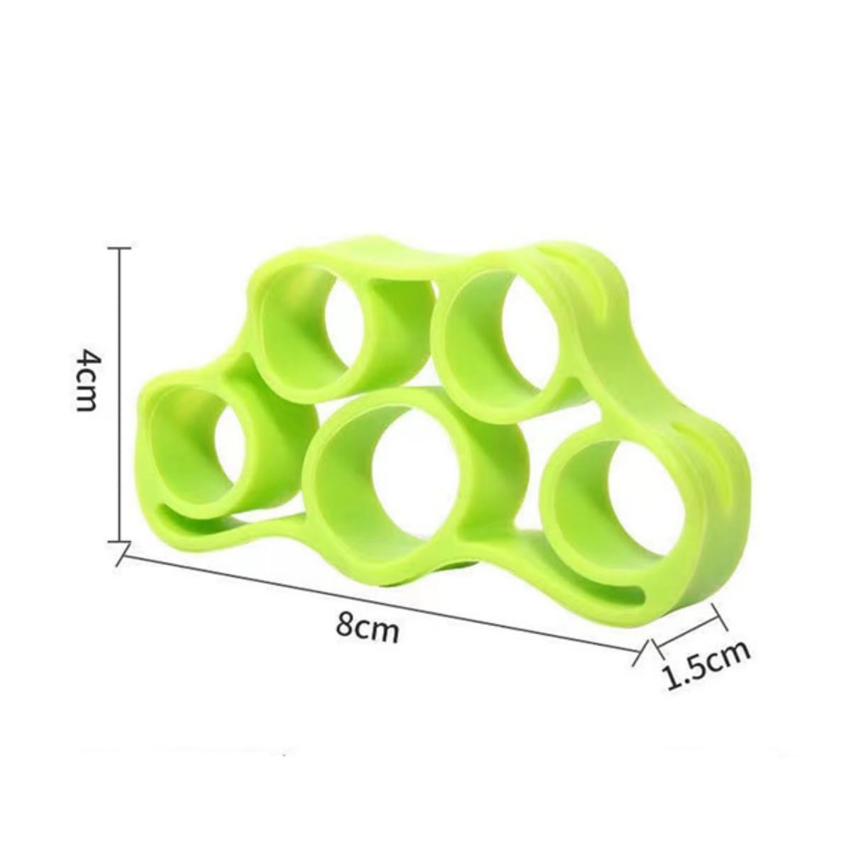 HRLORK 3 Pack Hand Grip Strengthener Silicone Finger Exerciser Grip Strength Trainer for Wrist Strength Training Stress Relief Muscle Training Exercise Fitness - Image 2