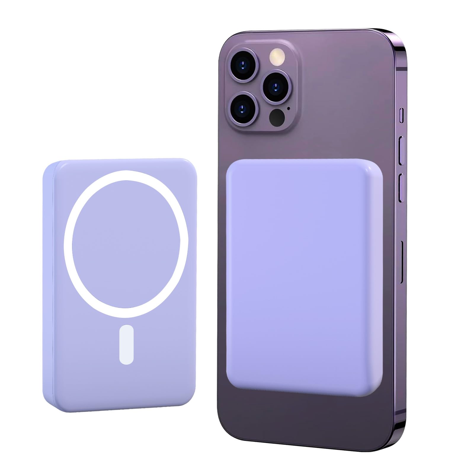 power bank luckyduo 5000mah compatibile mag-safe usb-c