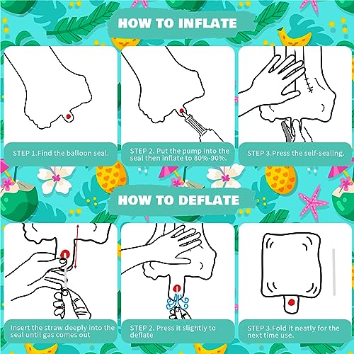 Image of Tropical Balloon Hawaiian Balloons Party Decorations Flamingo Pineapple Coconut Tree Monstera Leaf Mylar Foil Balloon Luau Summer Helium Balloons for Birthday Hawaii Aloha Beach Pool Party Decorations