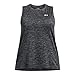 Under Armour Womens Tech Twist Tank Top, (001) Black / / White, X-Large