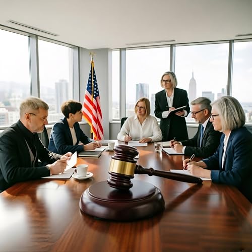 Image of Wooden Gavel with Sound Block Set, Solid Wood Judge Gavel Set, Loud Clear Strike for Meetings, Auctions, Gift, HOA & Mock Trials (Pack of 2)