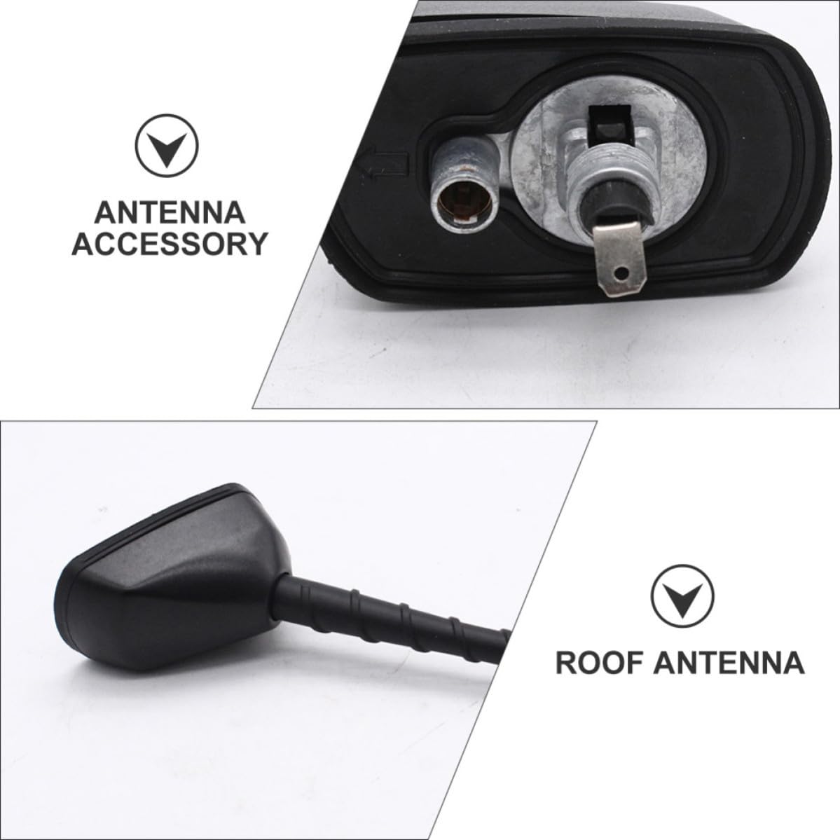 Negra Antena de Techo para Coche 2009-2014 SUV