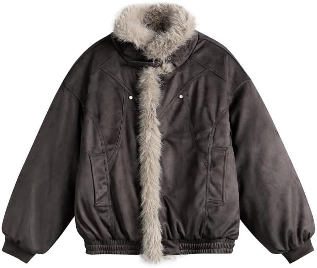 Retro Unisex Loose Warm Versatile Casual Cotton Padded Jacket