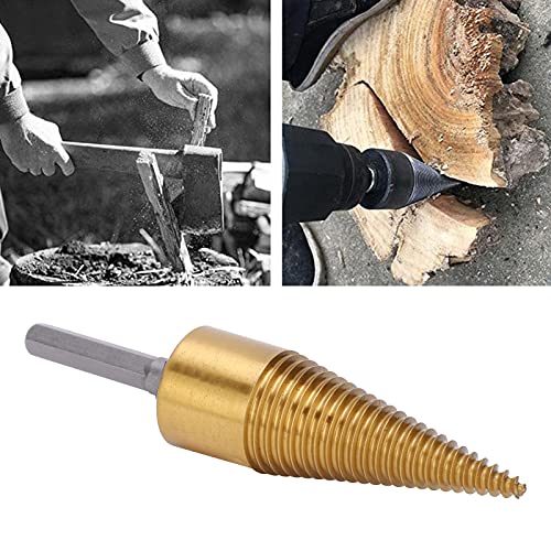 Holzspalter, Brennholz-Schneidwerkzeuge Schnellarbeitsstahl Anti-Oxidation 32-mm-Dreh-Brennholzspalter für Elektrohammer… – Bild 4