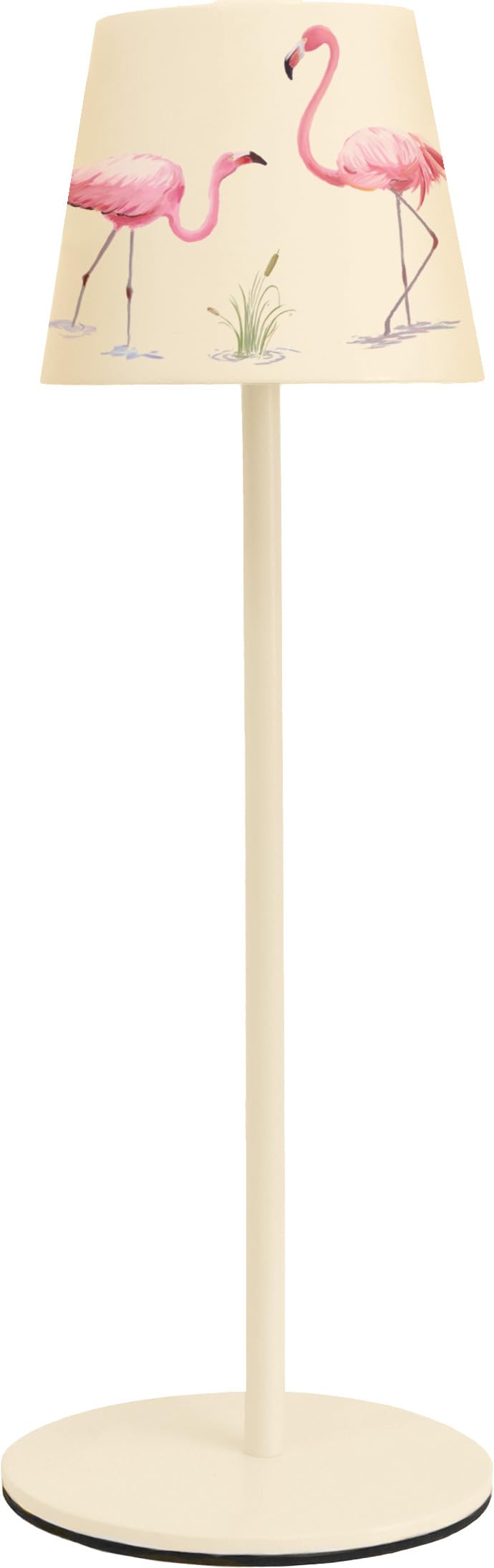 Majestic ALEA DULAC FG - Lampada da tavolo LED senza fili ricaricabile per interni ed esterni, H37cm, confezione regalo riutilizzabile, design registrato Fenicotteri