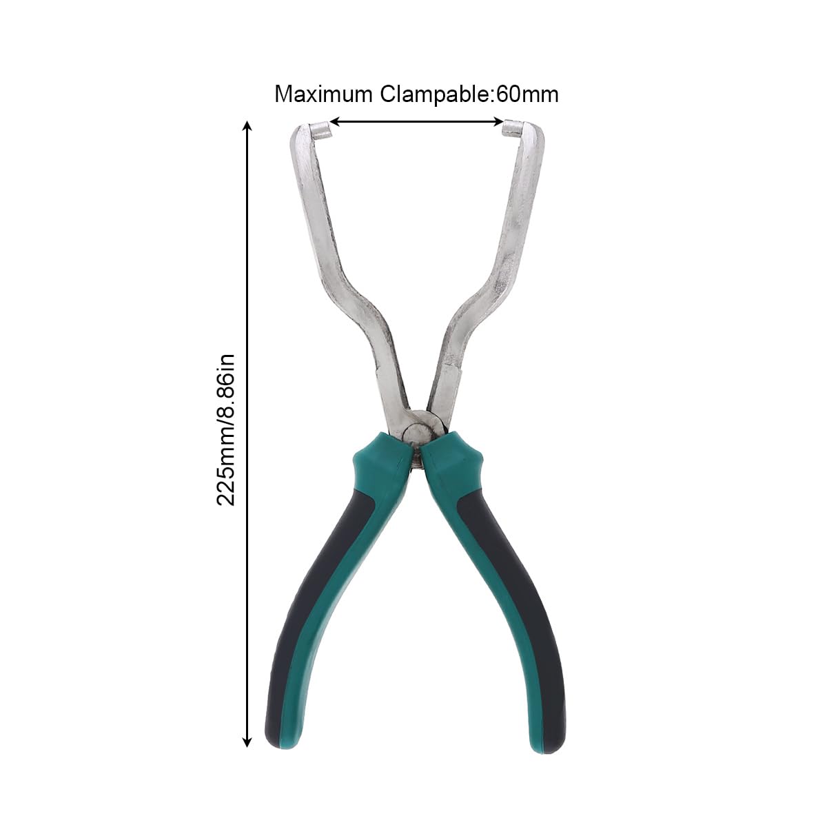 Omninmo Fuel Line Clip Removal Pliers, Fuel Line Plier, Hose Pipe Clamp Clip Petrol Hose Pipe with Rubber Grip Disconnect Release Removal Pliers Car Repair Tool - Image 3