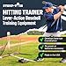 Stomp-Toss - Lever-Action Baseball Training Equipment with Replacement Arm, Fun Baseball Gifts for Ages 10+, Easy-to-Use Solo Sports Trainer for Enhancing Hand-Eye Coordination