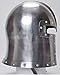 Medieval cotton Handmade Medieval Barbuta Helmet – Large Polished Steel Knight Armor, Visored Helmet for Historical Reenactment & Cosplay