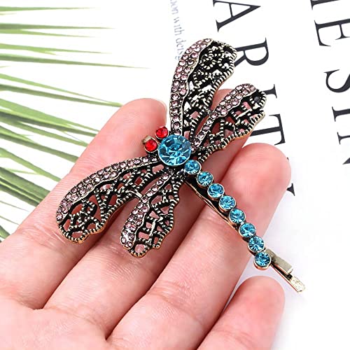 Funboat Coraline Seeing Stone Necklace Dragonfly Hair-Clip Set - Halloween Cosplay Coraline Costume - Christmas Gifts For Kids Girls Teens Women Men #TOP4