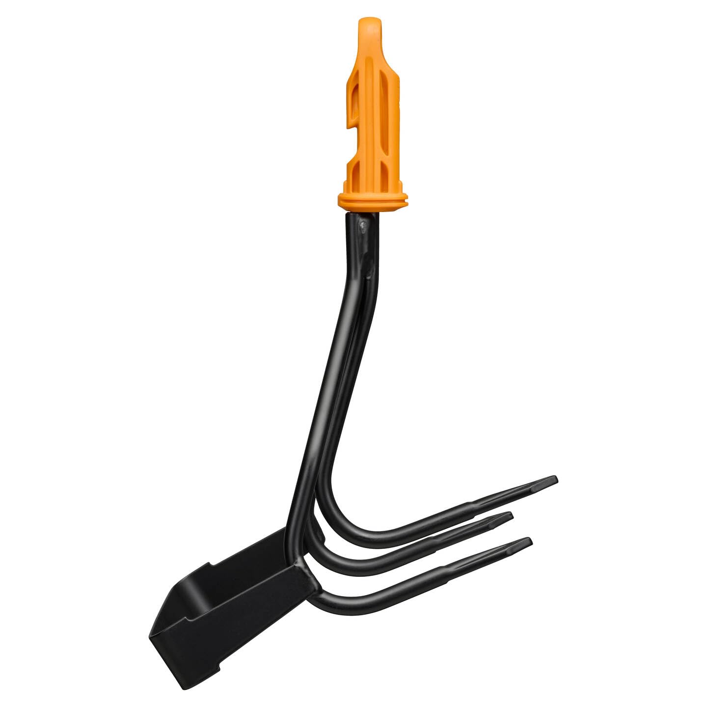 Fiskars OneClick Sarcloir, Accessoire Multifonction pour l'Entretien des Plates-Bandes, Changement Facile en Un Clic, Lame en Acier Trempé, Noir/Orange, 1080685