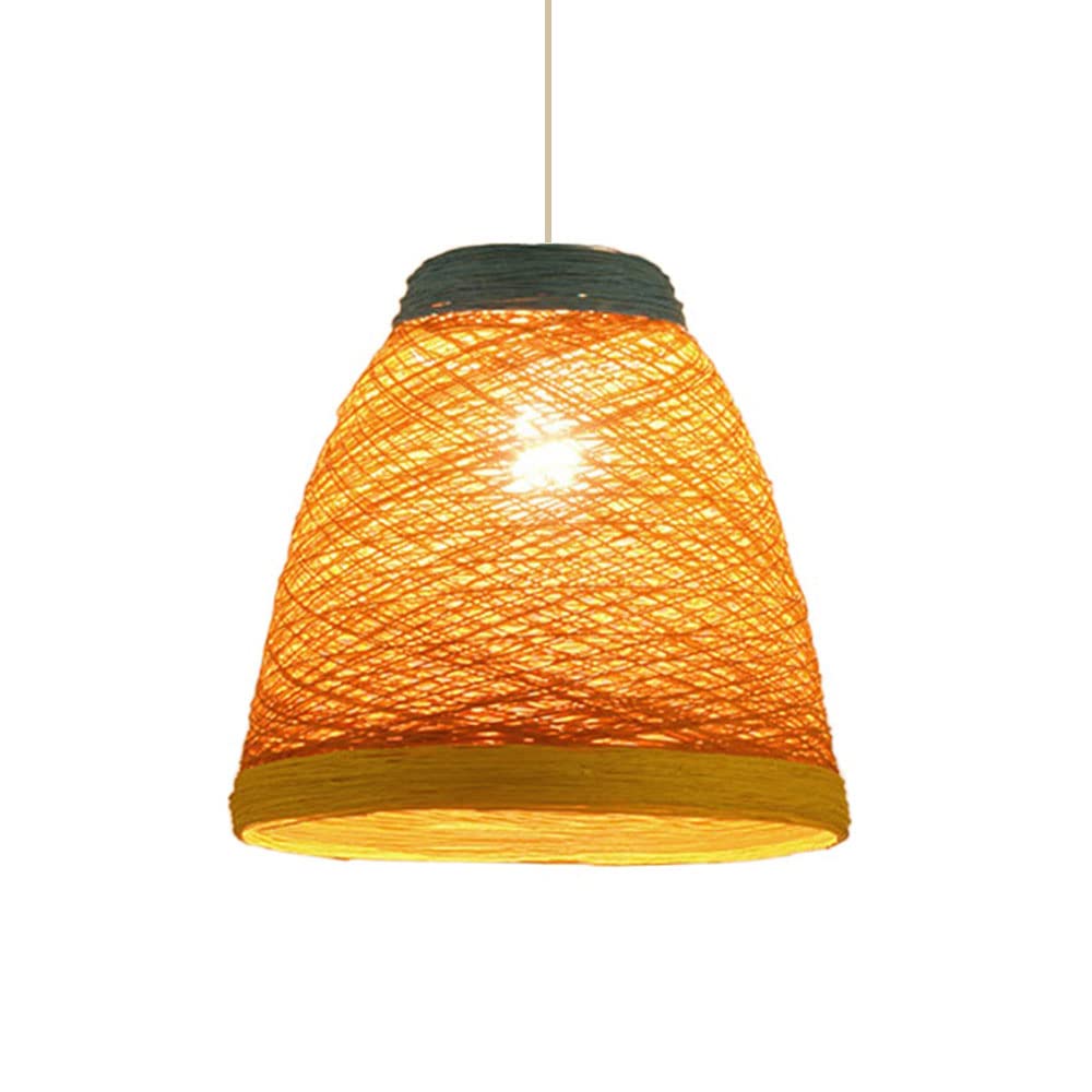 Luminaire suspendu en corde tressée naturelle pour sublimer l'ambiance de votre îlot de cuisine