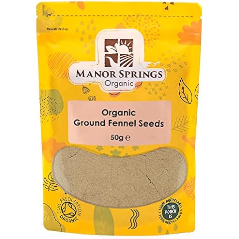 Organic Ground Fennel Seeds 50g Cover