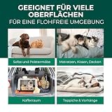 Silberkraft Flohspray für Umgebung 500ml, effektives Flohmittel gegen Flöhe, Zecken- und Milben, Flohspray für Wohnung und Möbel, ideal für Textilien, Hundebetten, Teppiche & Polster