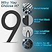 Large House Numbers for Outside 17 Inches Big Matte Finish Door Numbers Black Oversize House Numbers for All Kinds of Buildings Modern Floating Address Number 9