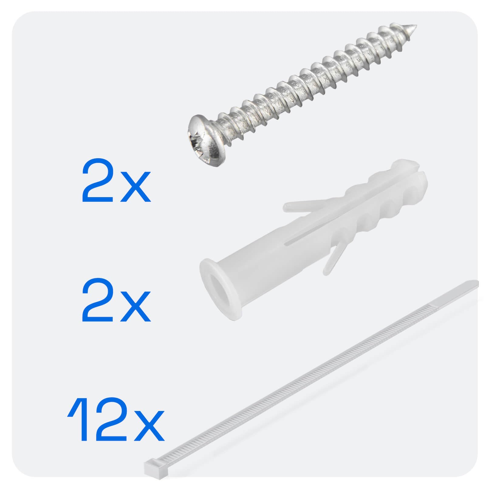 HB-DIGITAL 12-port CAT 6a LSA Panneau de brassage blindé pour bureau et montage mural - 12 prises RJ45 pour réseau Ethernet LAN avec câble de terre - Gris clair