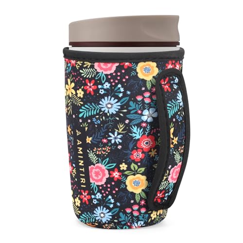 Neoprene Cover with Handle for Owala SmoothSip Slider, Coffee Tumble Sleeve