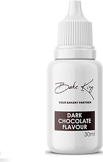 BAKE KING Dark Chocolate Flavour Essence 30ml | Baking Essential Ideal for Cakes, Jams, Cookies, Ice Creams, Chocolate
