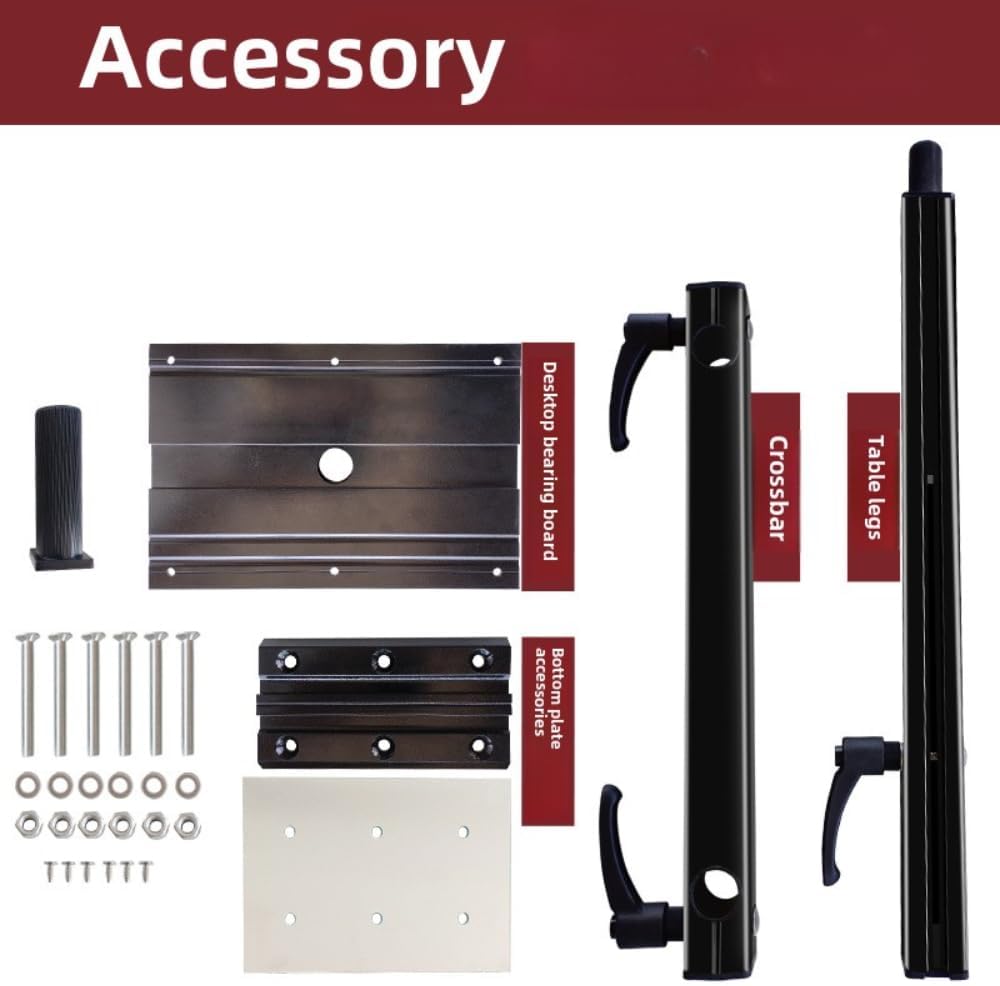 DALUOBO Caravan Accessories RV Rotatable Table Leg Aluminum Alloy Laptop Table Legs for RV Truck Campers