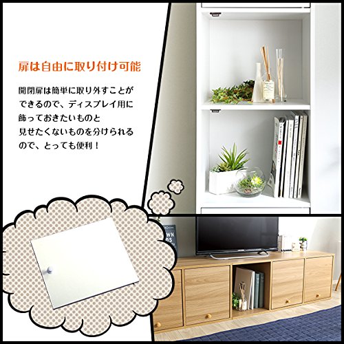 Amazon｜マルチカラーボックス5D【NEST.】5ドアタイプ｜カラーボックス