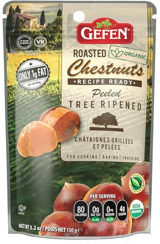 Gefen Whole Chestnuts, Roasted & Peeled , 5.2 oz, 3 pk