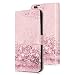 Produktbild KunyFond Hülle Kompatibel mit iPhone 5C,Schutzhülle Brieftasche im BookStyle,Kreative Retro Schön PU Leder Hülle Tasche Flip Handytasche Kunstleder Lederhülle Folio PU Leather Wallet Case