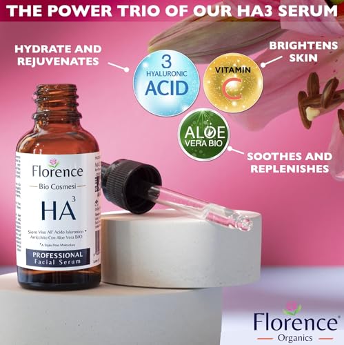 2.11 oz. Organic Hyaluronic Acid Face Serum. Anti-Aging Moisturizer for Hydrating Brightening - Image 3