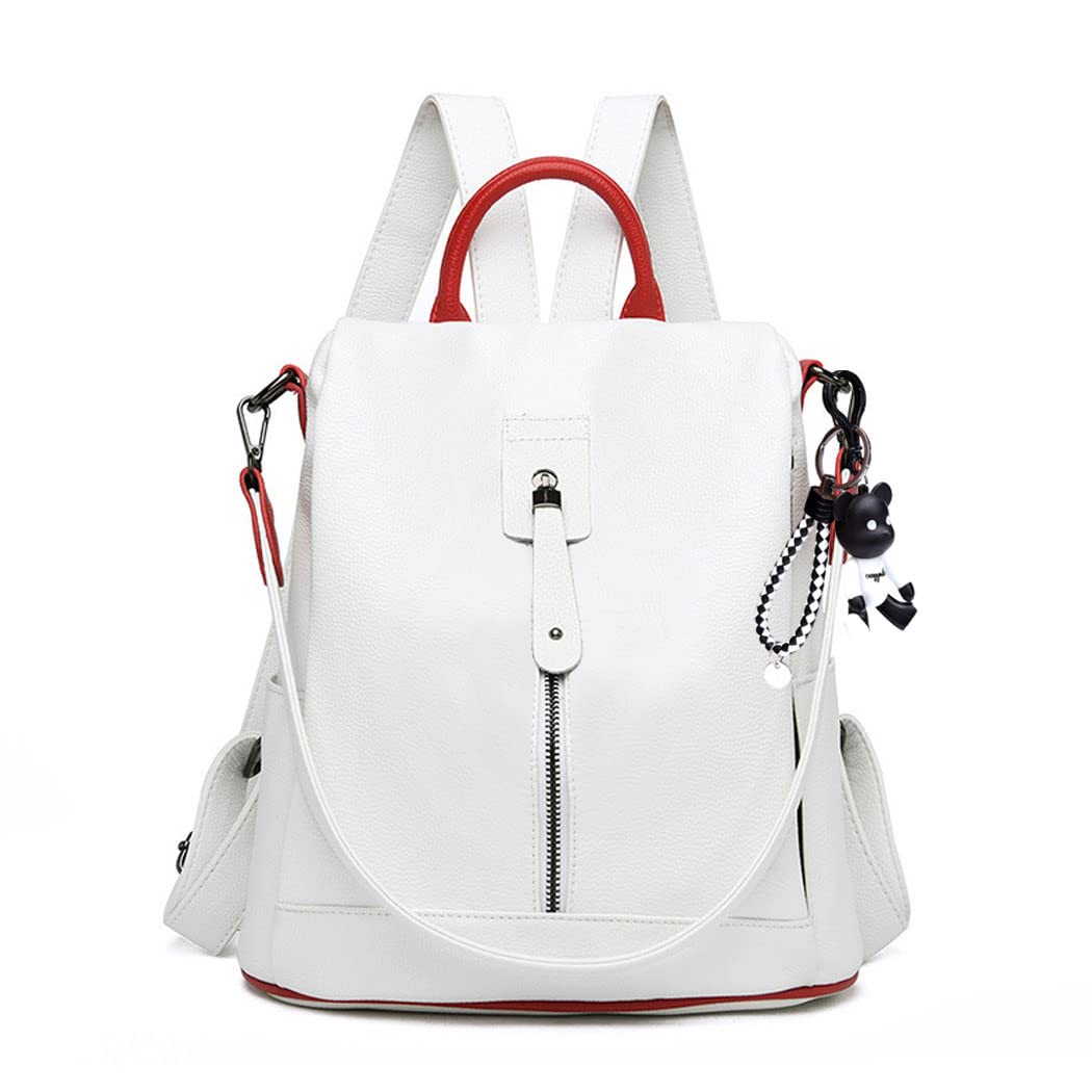 BUKESIYI Damen Tasche Rucksack Handtasche Frauen backpack Klein Anti Diebstahl Schulrucksack Laptop Weekender PU Leder DE78158