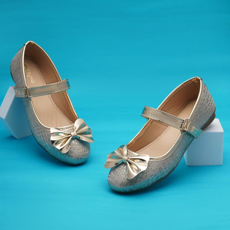 Image of BALLERINAS Kids - Footwear For Girls Comfortable Casual & Function | PU - Material |Design - BG5112| Closure- Velcro