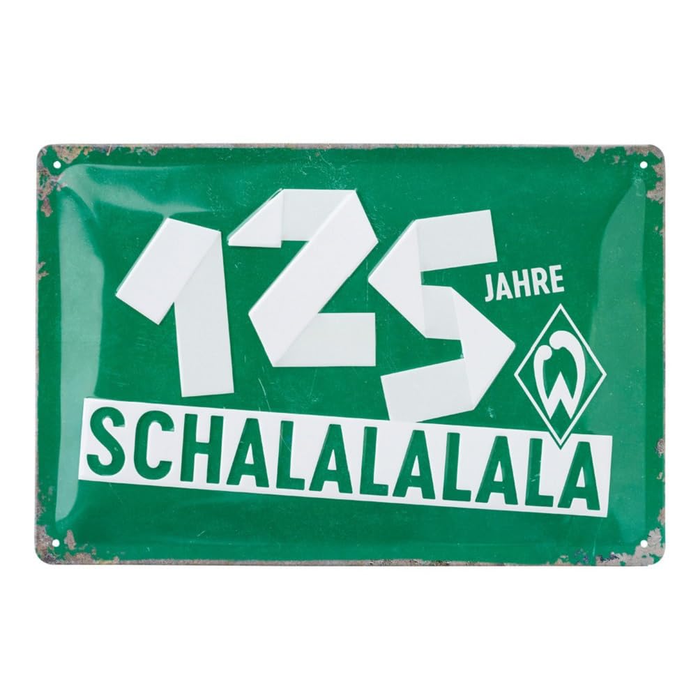 Werder Bremen 125 Years Tin Sign