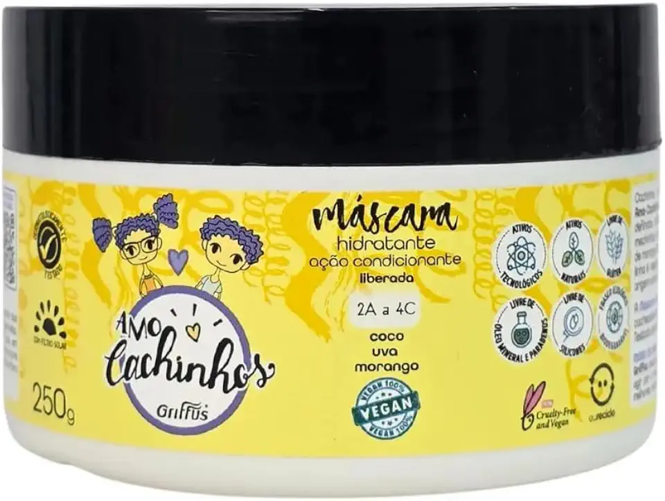 Griffus Máscara Capilar Amo Cachinhos 250G Griffus Cosméticos