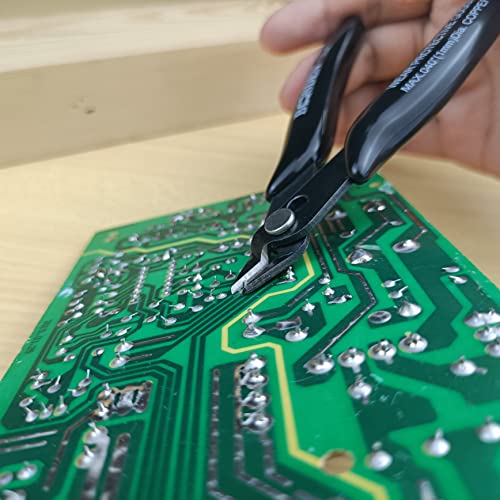 170 Wire Cutters, 10 Pack, Flush Cut Pliers 5 Inch, Boosden Micro Wire Wutters Diagonal Cutting Pliers, Flush Cutter For Jewelry Making, Wire Snips Nippers For Artificial Flowers, Crafts, Zip Ties #TOP5