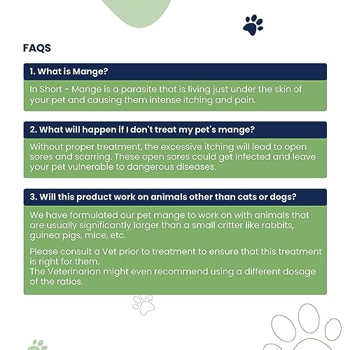 Sarcoptic & Demodectic Mange Relief Treatment by Naturasil - Concentrated Lime Sulfur Dip for Itch, Rash, Hot Spots, Ringworm & Scaly Skin | Topical Solution for Dogs & Cats 3+ Months | 50mL - Thumbnail 4
