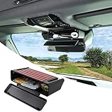 Heutamo Inner Rearview Mirror Storage Box Compatible with Toyota Land Cruiser 250 Prado LC250 J250 2024 2025 Accessories ABS Center Console Organizer Tray Accessories 1PCS