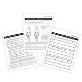 Massage-Therapeut Formen Einnahme, Zustimmung, Seifennotizen, Körperanalyse und Behandlungsplan, DL-Seiten,Formulare für Kundenunterschriften