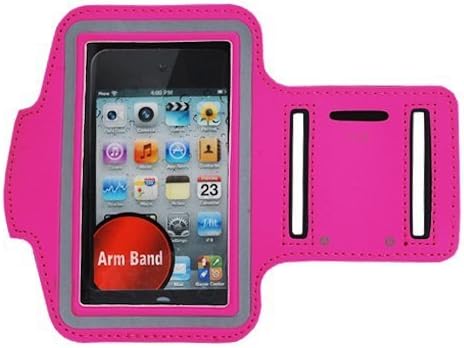 Sport Armband Premium Running sports Gym Workout Case/Cover Hot Pink for iPhone 4 4S 5 5S+ cleaning cloth