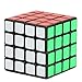 YongJun GuanSu 4x4x4 Black Cube Magic Puzzle