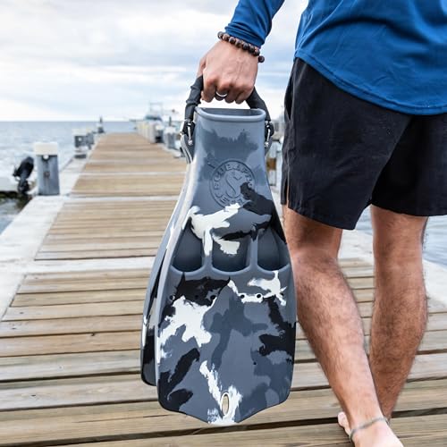 SCUBAPRO Jet Diving Fin with Spring Heel Strap (White Camo, XL) by SCUBAPRO - Image 3