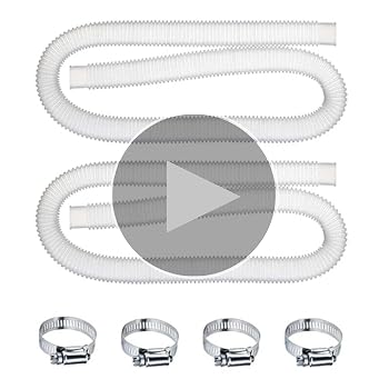 CIPU 1.5" Swimming Pool Filter Pump Hoses Replacement Accessories Complete Hose Kit Easy Installation 1.8M + 9.4M