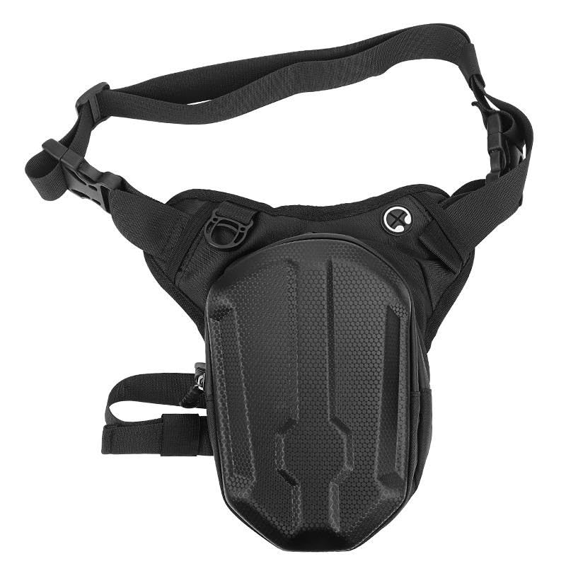 Riñonera de pierna para motocicleta impermeable con correas ajustables para ciclismo
