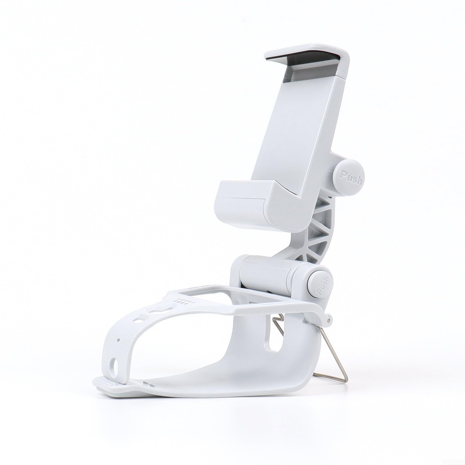 Supporto ergonomico regolabile per controller Dualsense Edge, staffa da gioco per PC con articolazione singola di bloccaggio per smartphone Android e iOS, design pieghevole portatile (bianco)