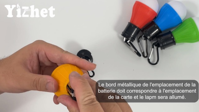 Yizhet Lanterne de Camping, 4X Lampe de Camping LED Lanterne Lampe Camping, 3 Mode de Lampe étanche Nuit d'urgence Lampes de Poche Portable pour Camping, Randonnée, Pêche, Chasse - Image 8