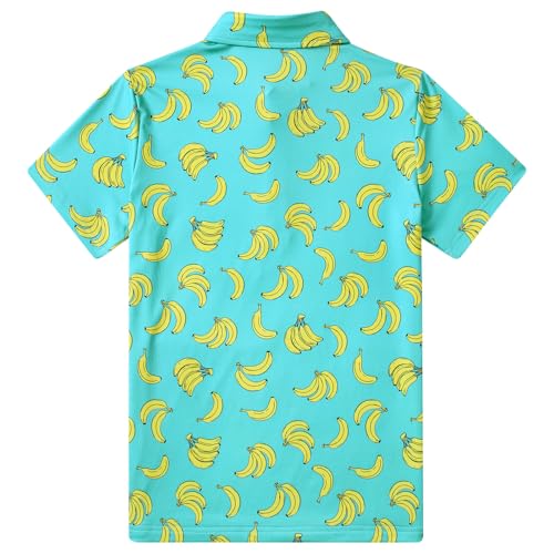 Boys Polo Shirts Hawaiian Golf Clothes Fashion Short Sleeve Kids Cool School Uniform 5-14T4